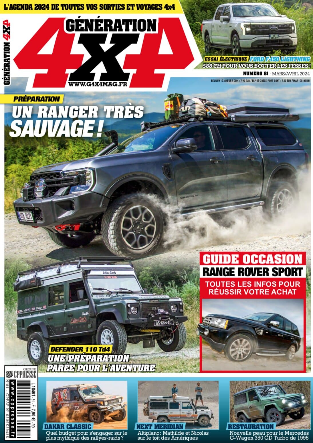 Couverture Génération 4x4 Magazine