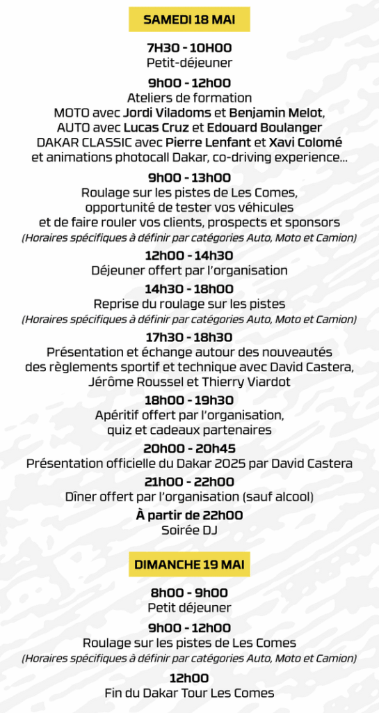 Dakar Rallye 2025 Présentation