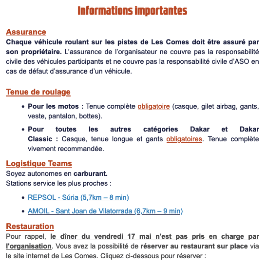 Dakar 2025 les ateliers