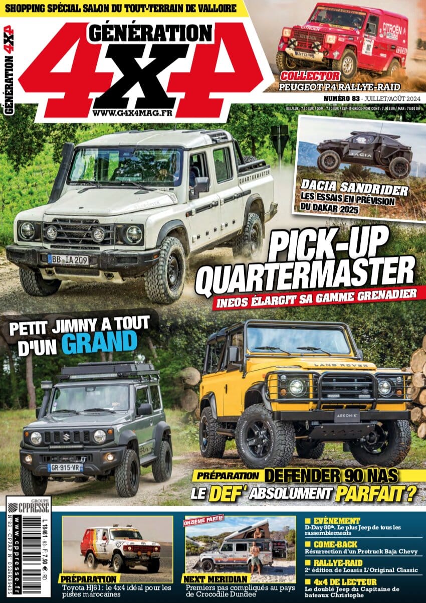 Couverture Génération 4x4 Magazine