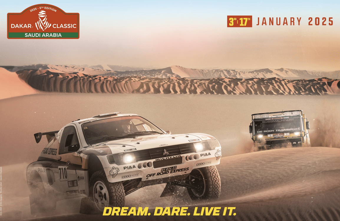 5e Dakar Classic inscriptions