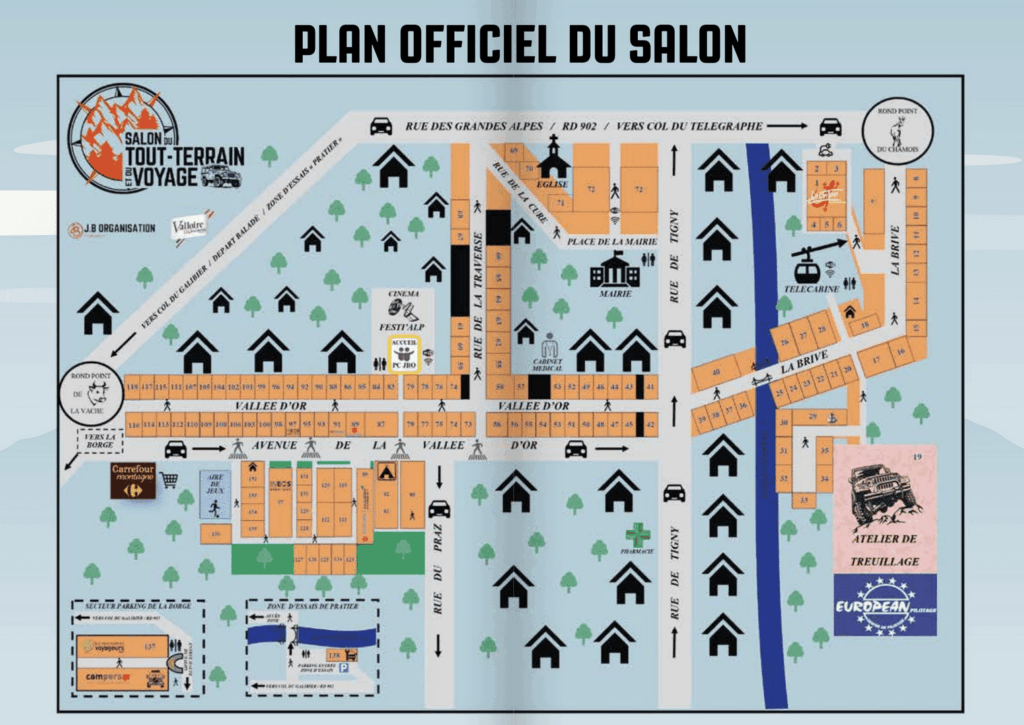 J-15 Valloire 2024 
Salon du Tout-Terrain de Valloire 2024 : liste des exposants et plan des stands
