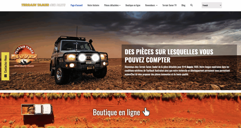 Terrain Tamer pièces mécaniques