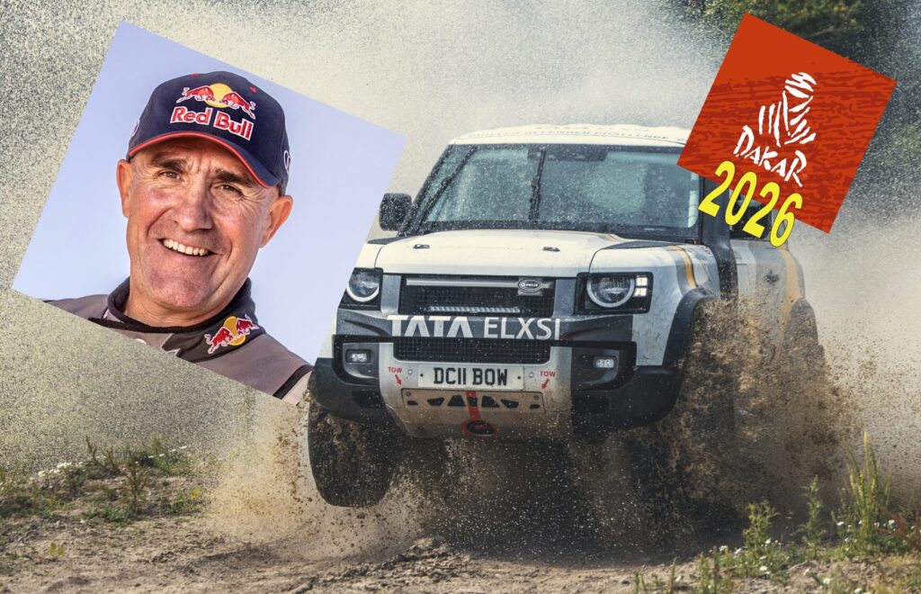 Le New Defender en « Stock » avec Peterhansel sur le prochain Dakar