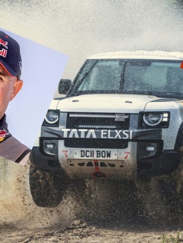 Le New Defender en « Stock » avec Peterhansel sur le prochain Dakar