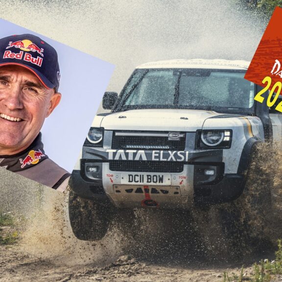 Le New Defender en « Stock » avec Peterhansel sur le prochain Dakar