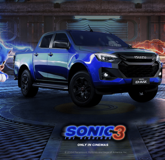 Partenariat Historique entre Isuzu et Paramount pour Sonic 3