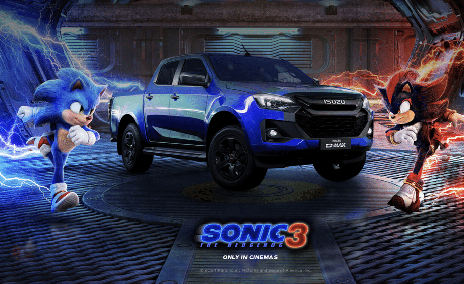 Partenariat Historique entre Isuzu et Paramount pour Sonic 3