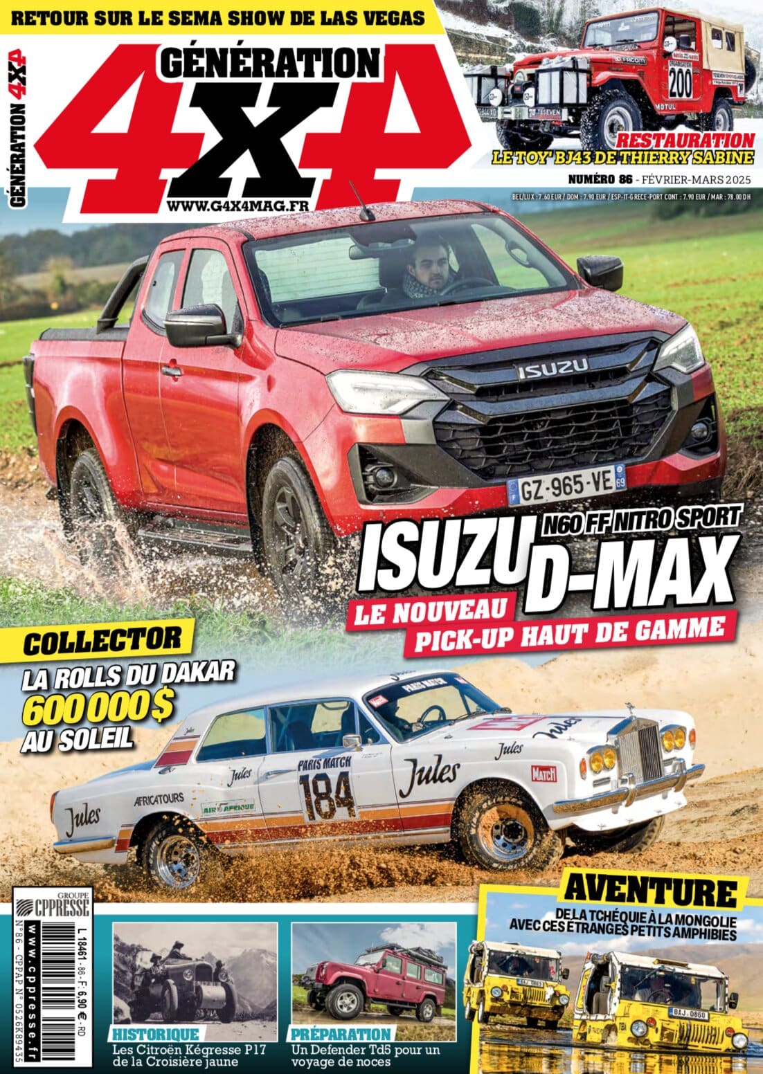 Génération 4x4 Magazine couverture