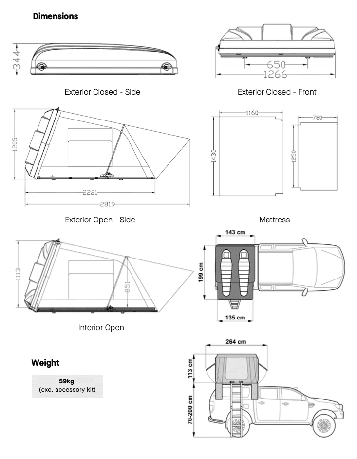 ARB Tente Esperance2
Tente de toit Esperance version 2.0
