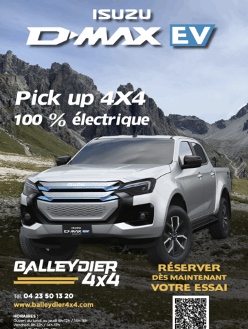 Isuzu D-Max électrique Essai Nouvel Isuzu D-Max 4x4 100% électrique