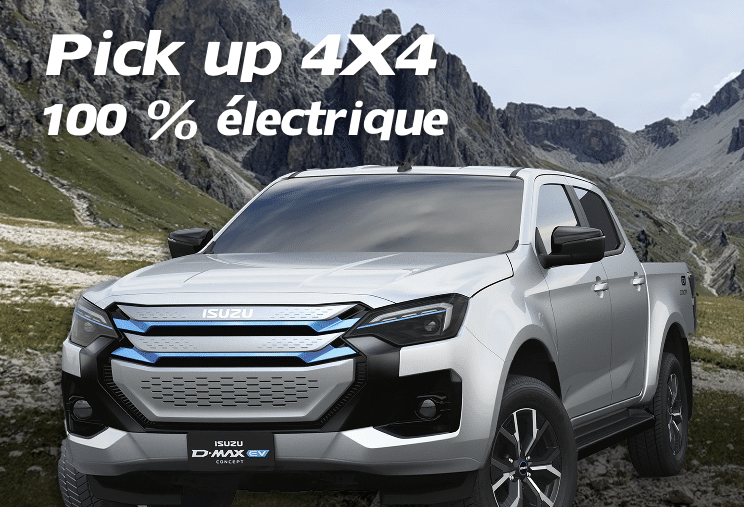 Isuzu D-Max électrique Essai Nouvel Isuzu D-Max 4x4 100% électrique