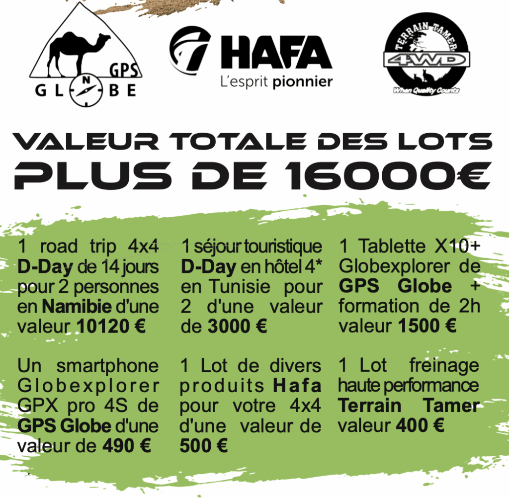 4x4 Futé 34 Concours
Un voyage en Namibie et le plein de cadeaux
