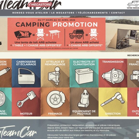 Dreamteamcar nouveau site megastore