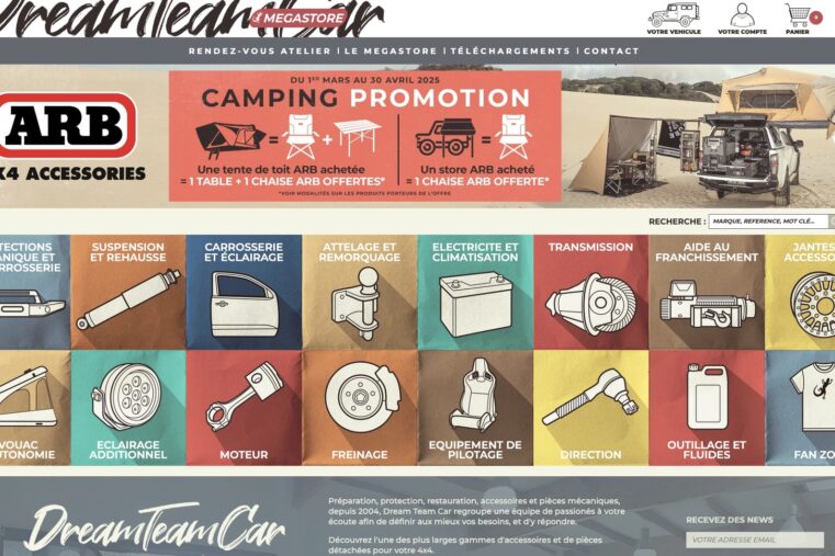 Dreamteamcar nouveau site megastore