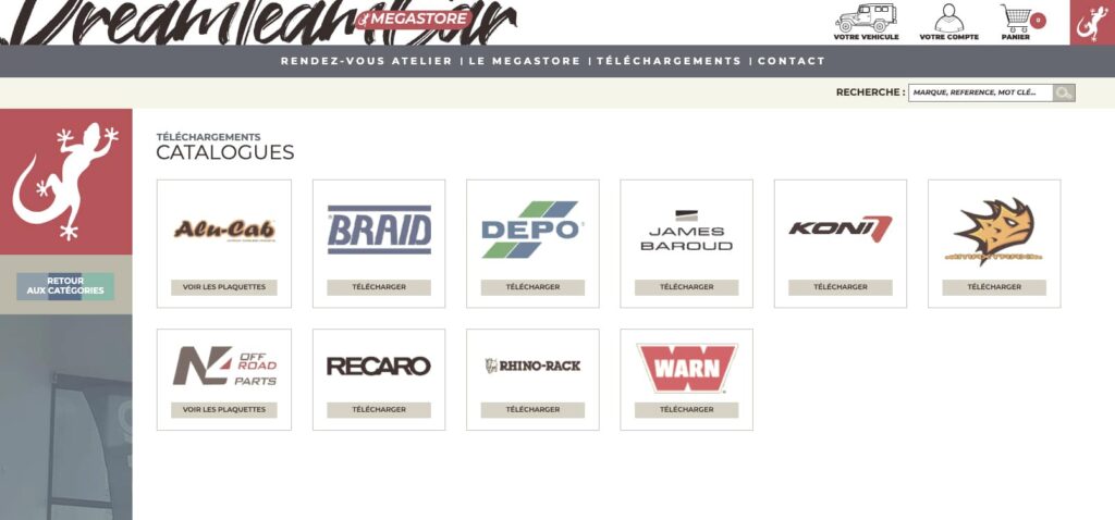 Dreamteamcar nouveau site megastore