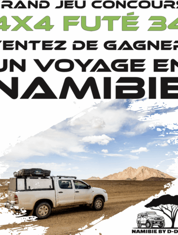 4x4 Futé 34 Concours Un voyage en Namibie et le plein de cadeaux