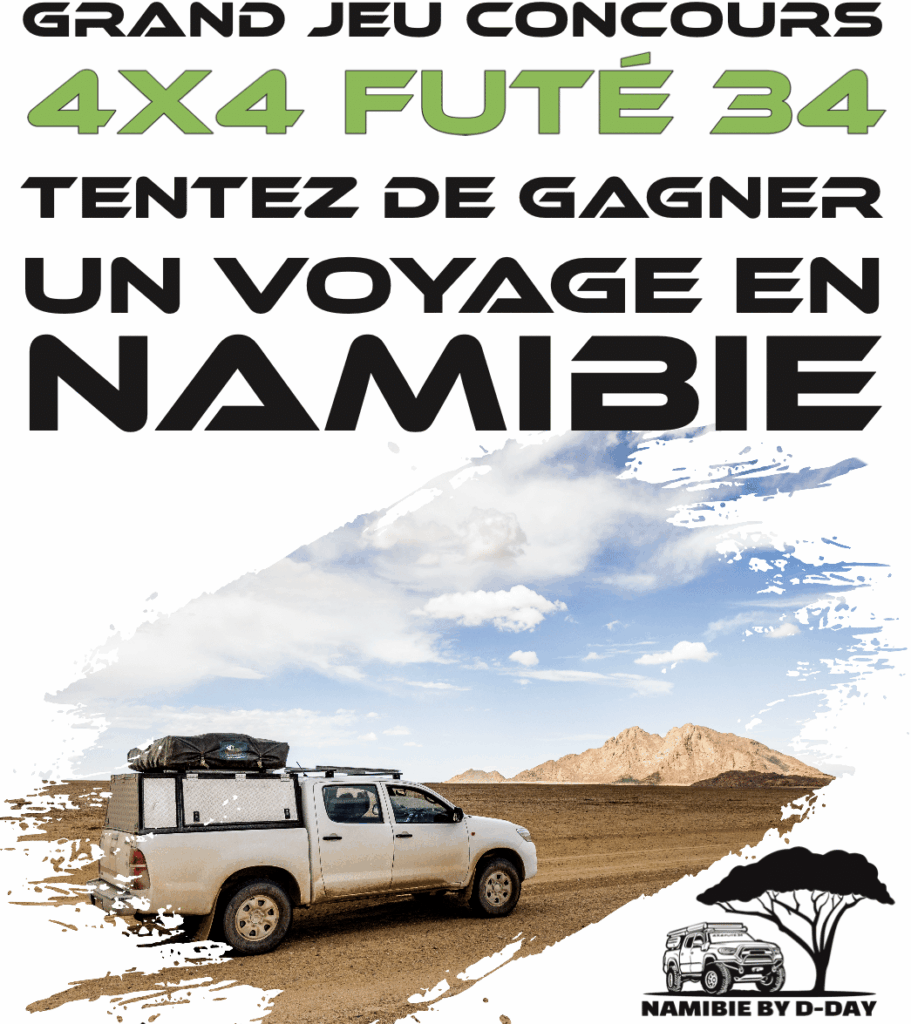 4x4 Futé 34 Concours Un voyage en Namibie et le plein de cadeaux