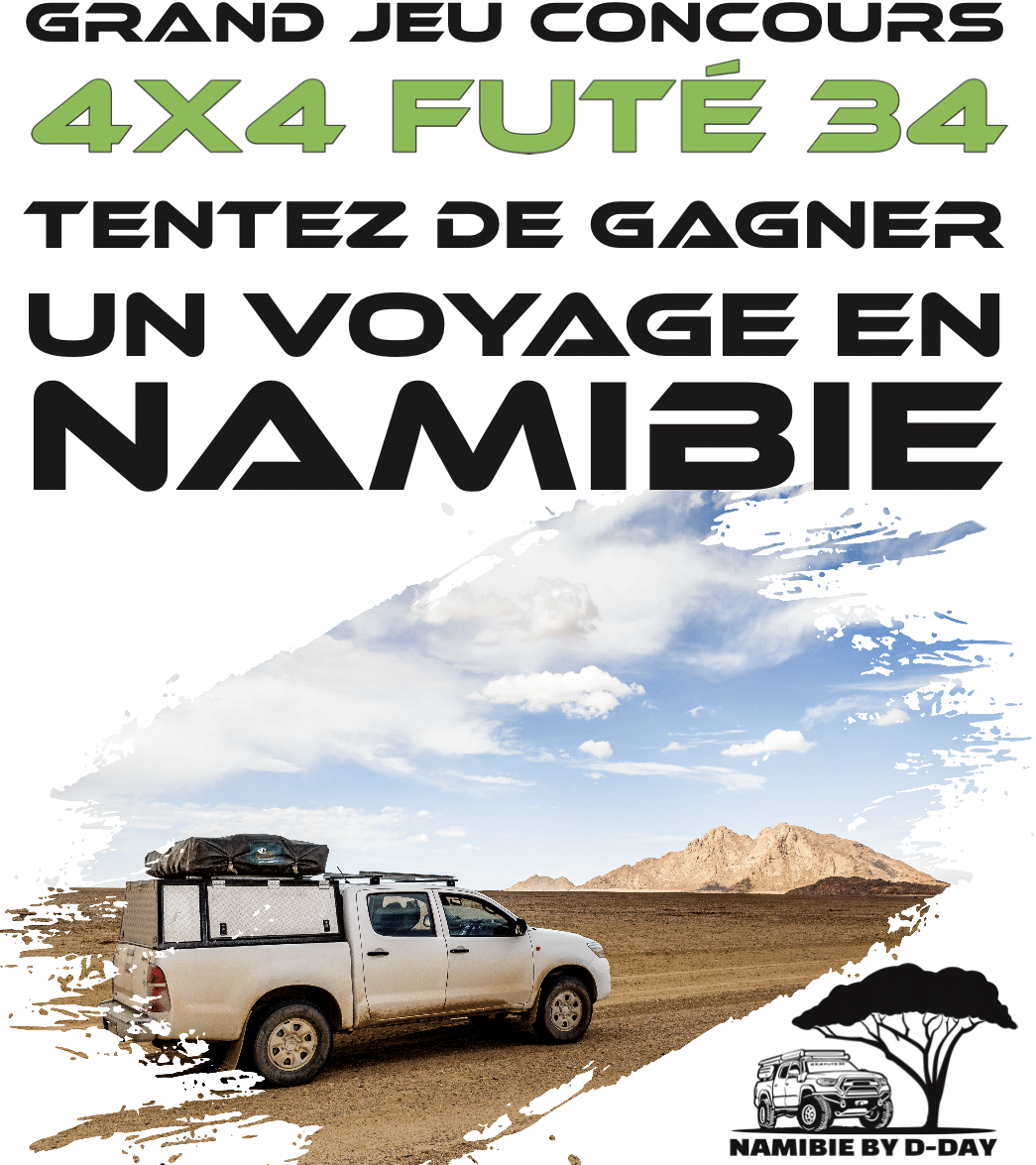 4x4 Futé 34 Concours Un voyage en Namibie et le plein de cadeaux