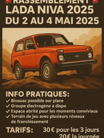 Rassemblement Lada Niva 2025 Un rassemblement Lada ? On Niva !