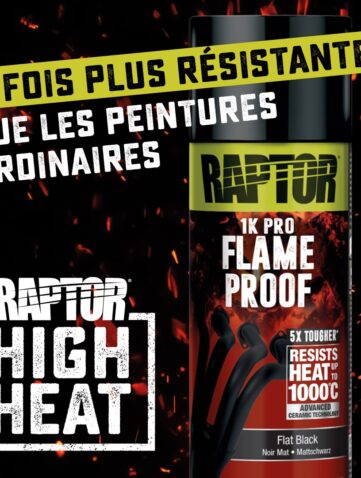 Raptor bombe haute température « High heat » Aérosols Haute Température RAPTOR de Upol