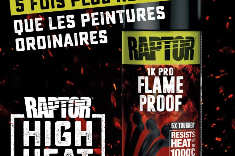 Raptor bombe haute température « High heat » Aérosols Haute Température RAPTOR de Upol