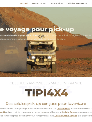 Nouveau site web TIPI4x4