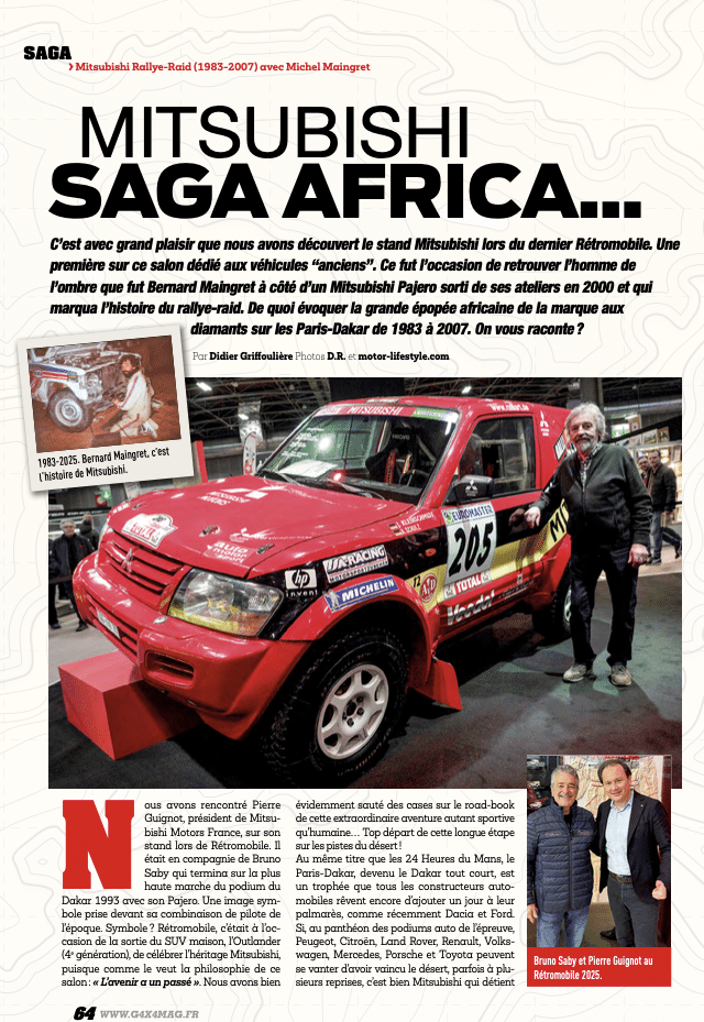 Nouveau Génération 4x4 