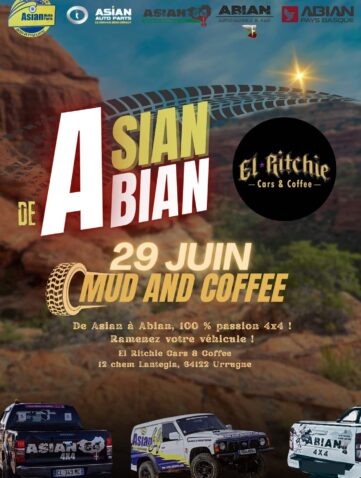 Affiche Mud and Coffee, évènement 4x4