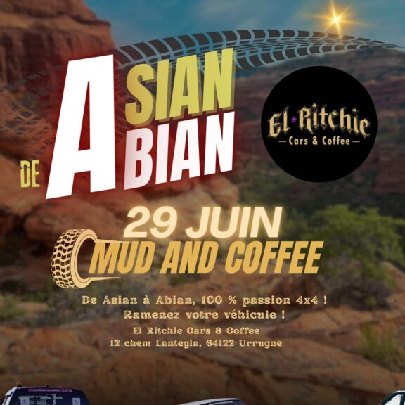 Affiche Mud and Coffee, évènement 4x4