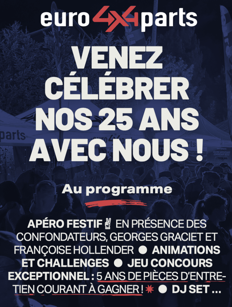 Euro4x4parts fête 25 ans 