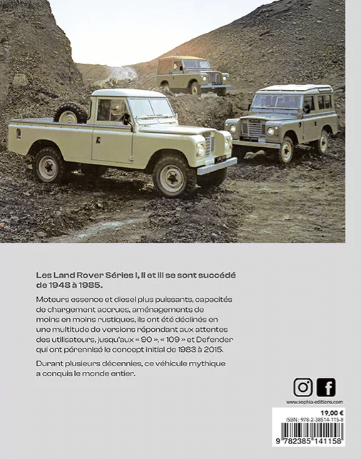 Land Série 123
Revivez l’histoire de ce 4x4 emblématique.
