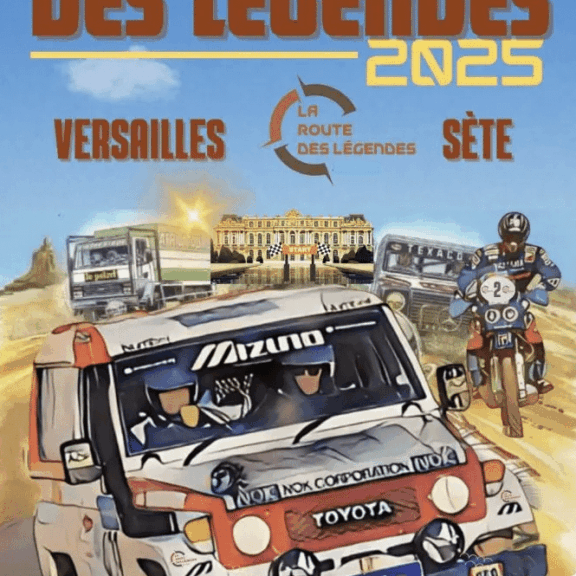 Route des légendes vendredi Rendez-vous à Versailles dès vendredi