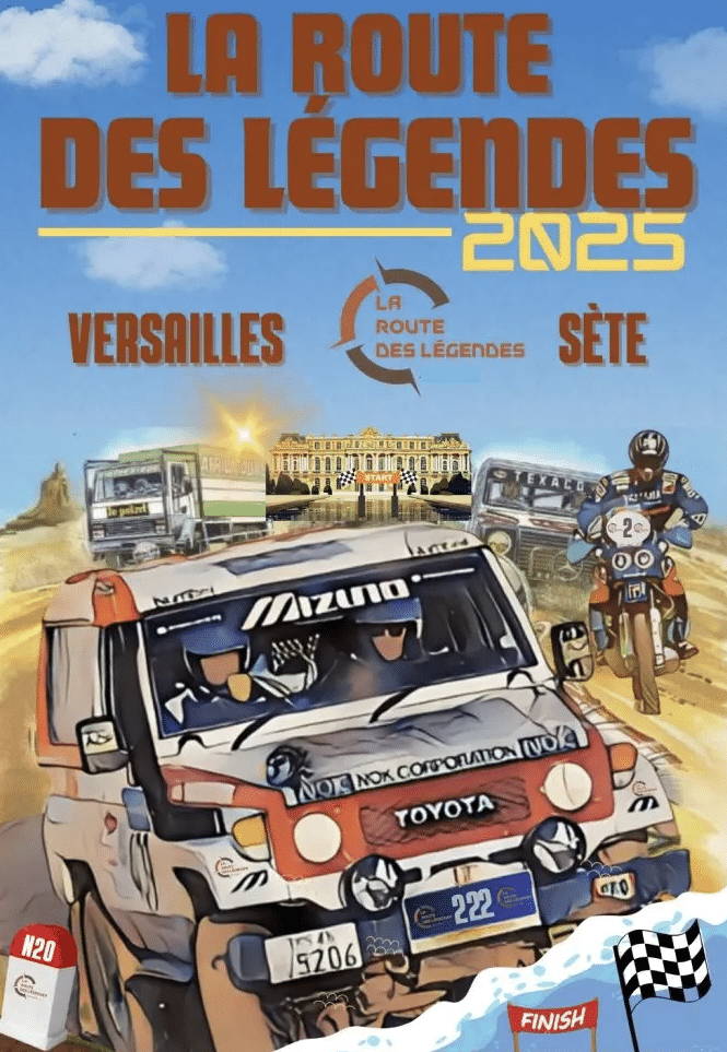 Route des légendes vendredi Rendez-vous à Versailles dès vendredi