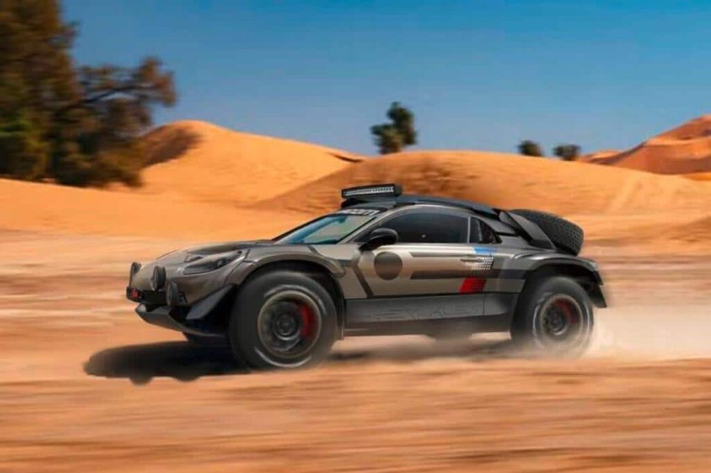 Un Alpine rallye raid
Une « Berlinette » taillée pour les pistes
