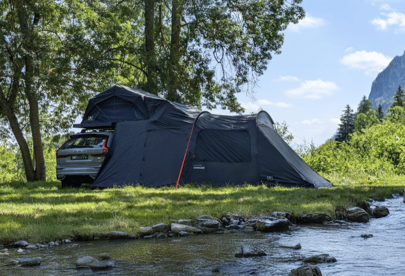 Kyvyk Extention de tente l'Extend 450 pour vôtre confort au bivouac !
