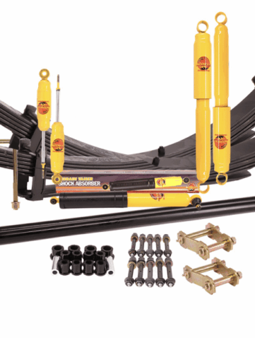 Terrain Tamer suspension Hilux Suspension à lames parabolique + 50 mm et + 400 kg