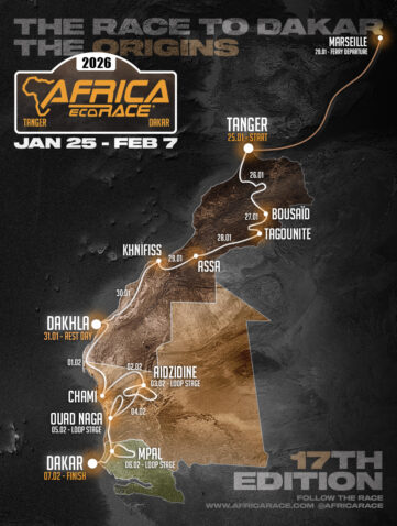 Africa Eco Race 2026 Le parcours