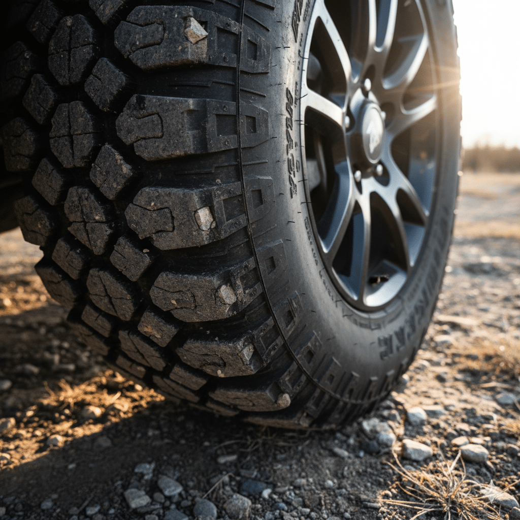 différence entre pneus AT MT RT pour 4x4