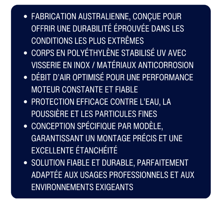 Snorkel Armax Terrain Tamer
Un Snorkel pour les Land Cruiser 250
