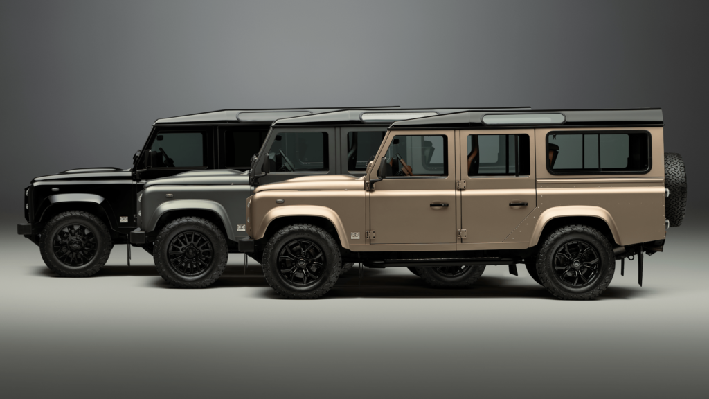 Land Rover Classic propose la possibilité de configurer un Defender Classic Works V8 façon Octa. 