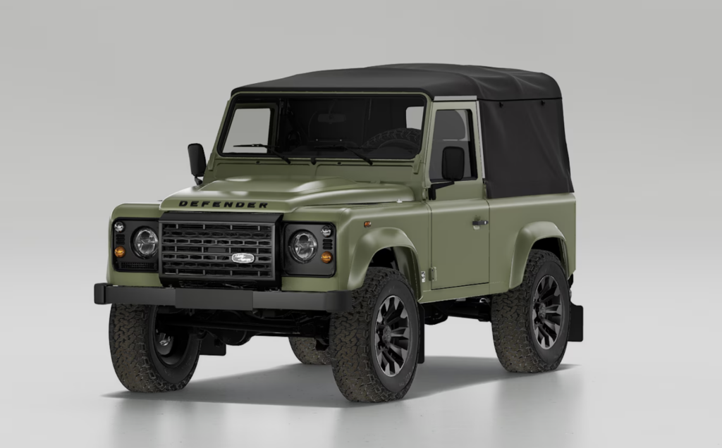 Land Rover Classic propose la possibilité de configurer un Defender Classic Works V8 façon Octa. 