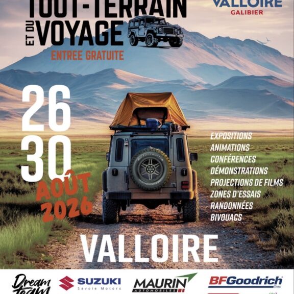 Valloire 2026 salon 4x4 24e édition au mois d’août