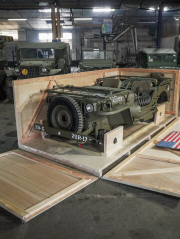 Jeep en caisse Indiancars Jeep in crate Jeep Willys neuve