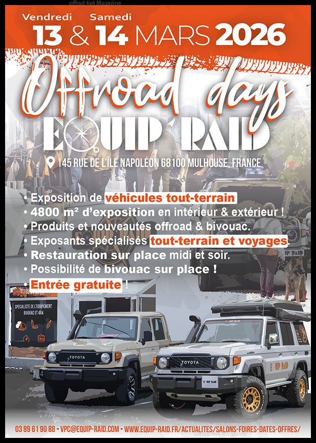 Equip’Raid promos et salon
Rendez-vous ce week end à mulhouse