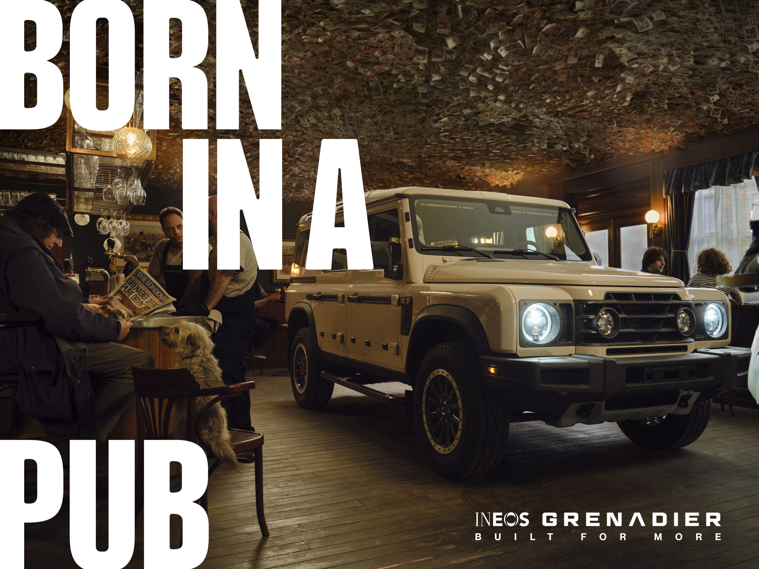 Né dans un Pub Les origines du Grenadier d’Ineos