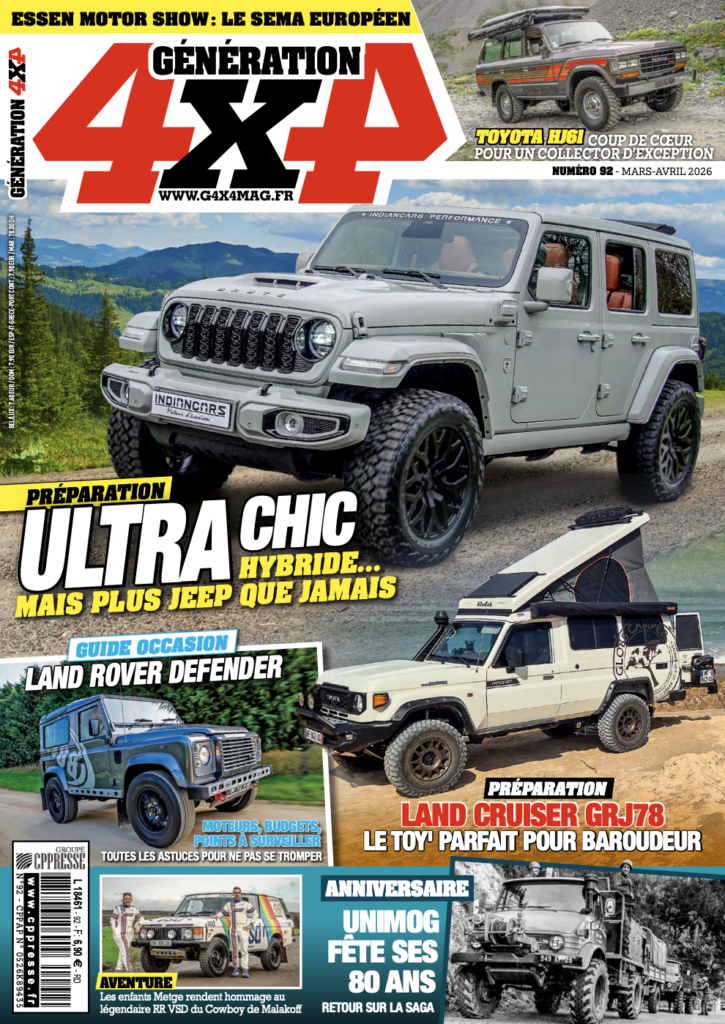 Génération 4x4 n°92 en kiosque ! Le 4x4 continue d’évoluer, Génération 4x4 aussi Un nouveau numéro incontournable !
