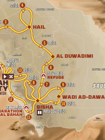 Dakar Rallye 2027 parcours Les candidatures d’inscription pour le Dakar 2027 sont ouvertes