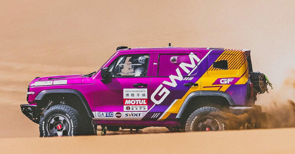 Great Wall Dakar 2027
Great Wall Motor s’entraine en vue du Dakar 2027