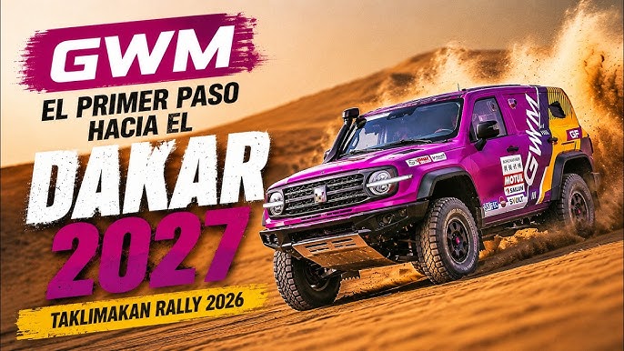 Great Wall Dakar 2027
Great Wall Motor s’entraine en vue du Dakar 2027